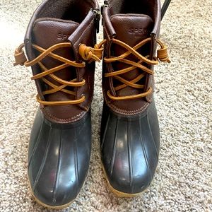 Sperry | Duck Boots | size zip | 3 | brown